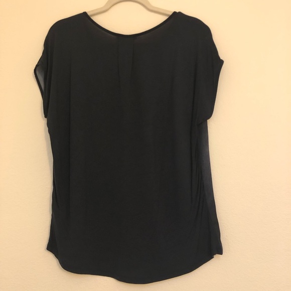 Esprit Viscose Short Sleeves Top Size Large - Picture 3 of 5